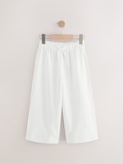 White Wide Leg Trousers (3-16yrs) - Image 1 of 4