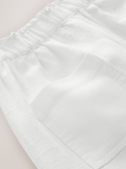 White Wide Leg Trousers (3-16yrs) - Image 4 of 4