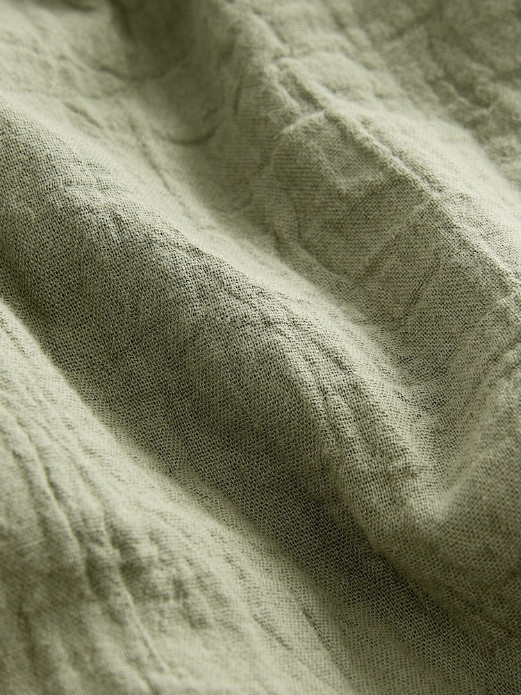 Khaki Green 100% Cotton Pull On Barrel Trousers (3-16yrs) - Image 3 of 4