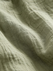 Khaki Green 100% Cotton Pull On Barrel Trousers (3-16yrs) - Image 5 of 6