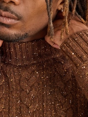 White Stuff Brown Berkley Crew Neck Jumper - Image 4 of 6