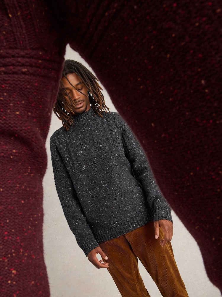 White Stuff Grey Berkley Crew Neck Jumper - Image 2 of 6