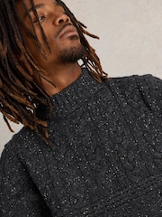 White Stuff Grey Berkley Crew Neck Jumper - Image 4 of 6