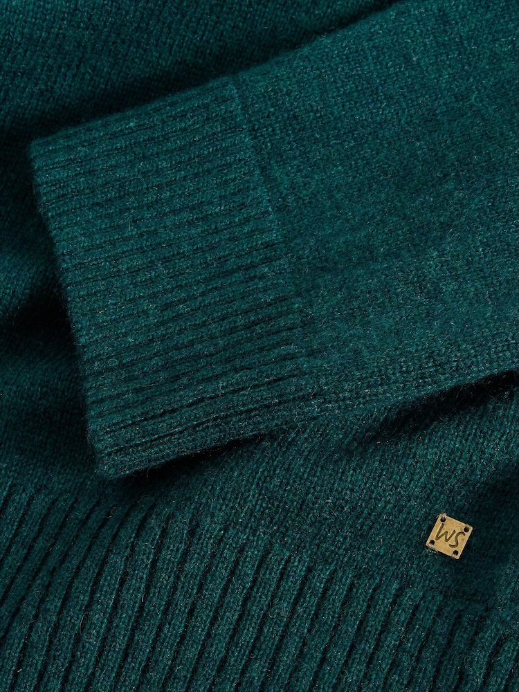 White Stuff Green Lambswool Crew Neck Jumper - Image 6 of 6 White Stuff Green Lambswool Crew Neck Jumper - Image 6 of 6