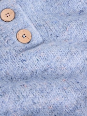 White Stuff Blue Bella Button Jumper - Image 6 of 6