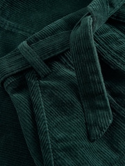 White Stuff Green 100% Organic Cotton Cord Skirt - Image 3 of 3