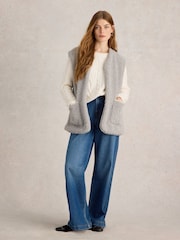 White Stuff Craft Искусственный мех Gilet - Image 1 of 6