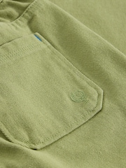 White Stuff Green 100% Cotton Rory Twill Trousers - Image 3 of 3