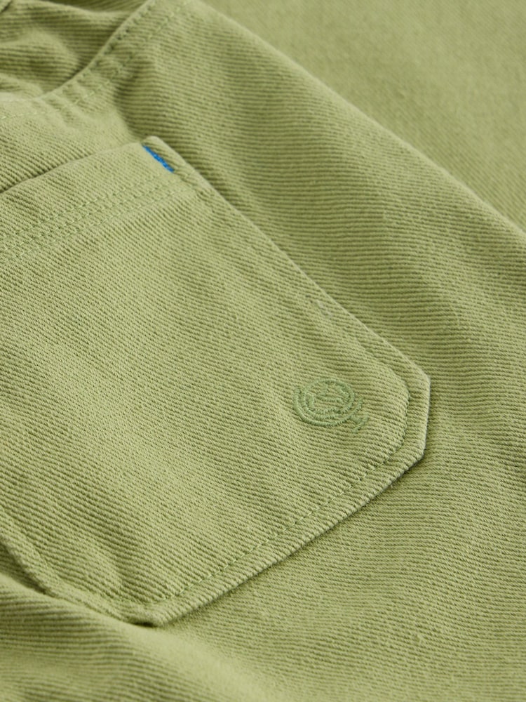 White Stuff Green 100% Cotton Rory Twill Trousers - Image 3 of 3
