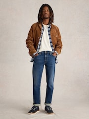 White Stuff Blue Slim Bronson Jeans - Image 1 of 6
