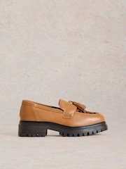White Stuff Brown Charlie Chunky Loafers - Image 1 of 4