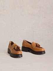White Stuff Brown Charlie Chunky Loafers - Image 2 of 4