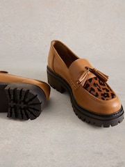 White Stuff Brown Charlie Chunky Loafers - Image 4 of 4