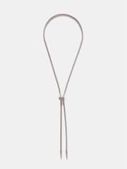 Mint Velvet Silver Tone Spike Lariat Necklace - Image 1 of 2