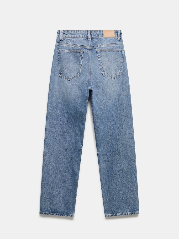 Mint Velvet Blue Straight Jeans - Image 4 of 4