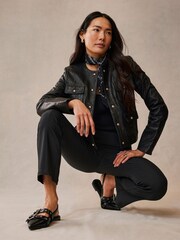 Mint Velvet Blue Paisley Square Neck Scarf - Image 2 of 4