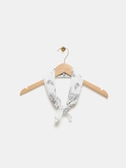 Mint Velvet White Paisley Square Neck Scarf - Image 2 of 3