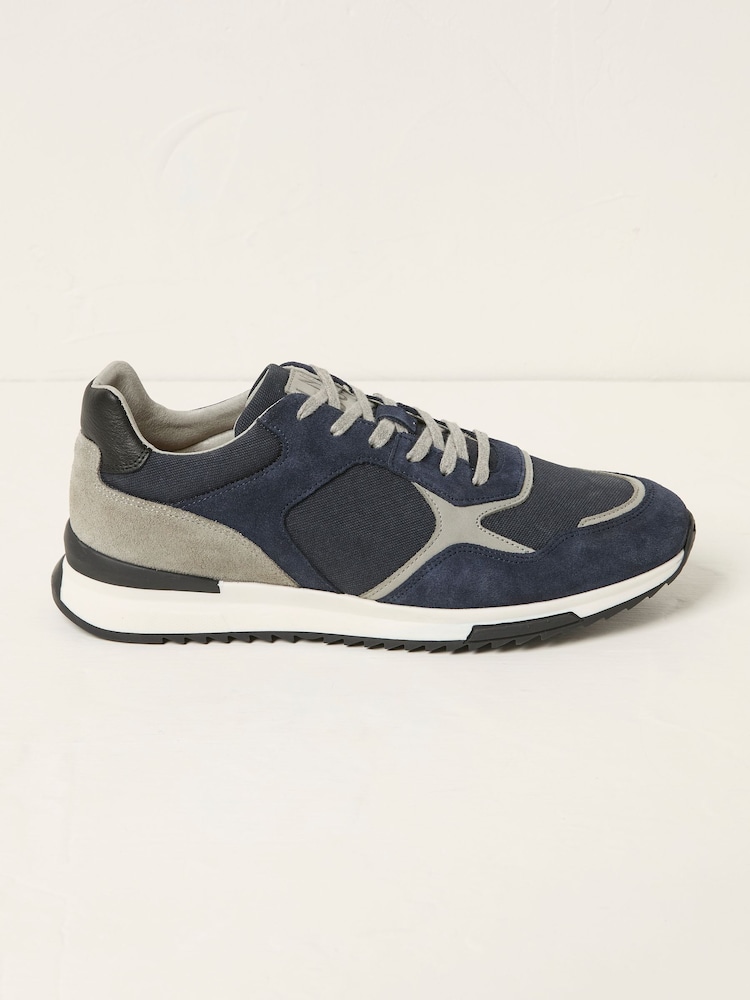 FatFace Hudson Navy Runner Trainer - Image 1 of 3