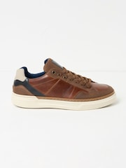 Tan Brown Men's Skater Trainers - Image 1 of 3