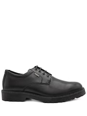 Jones Bootmaker Black Halewood Waterproof Leather Derby Shoes - Image 2 of 6