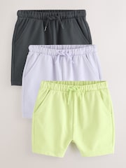 Oglja siva/ lila/limeta zelena - Kratke majice 3 paket (3mesec-7leto) - Slika 1 iz 7