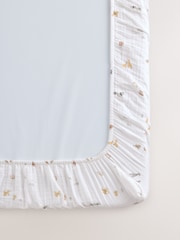 2 Pack Mini Jungle Baby Muslin Fitted Sheets - Image 2 of 5