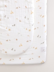 2 Pack Mini Jungle Baby Muslin Fitted Sheets - Image 5 of 5