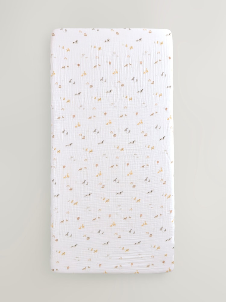 2 Pakia Karatasi Zilizowekwa za Baby Muslin - Picha 7 kati ya 7