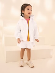 Blanc - Sweat à capuche zippé (3mths-7yrs) - Image 3 of 8