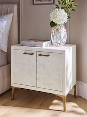 Light Natural Isla Solid Mango Bedside Table - Image 3 of 9