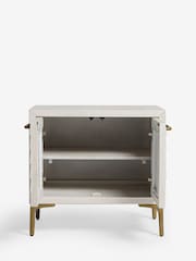 Light Natural Isla Solid Mango Bedside Table - Image 5 of 9