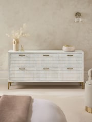 Light Natural Isla solid mango 6 Drawer Chest of Drawers - Image 1 of 8