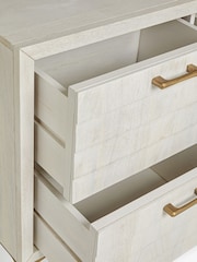 Light Natural Isla solid mango 6 Drawer Chest of Drawers - Image 8 of 8