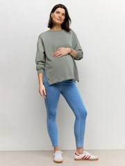 Blue/Black Maternity Denim Jeggings 2 Pack - Image 2 of 10