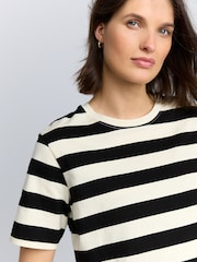 Neutral Stripe And Black Maternity Nursing T-Shirts 2-Pack - Image 8 of 13