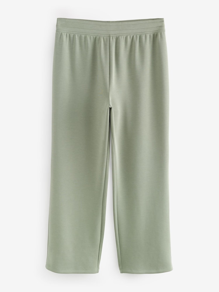 vert - Pantalon de jogging de maternité à jambes larges - Image 6 of 8