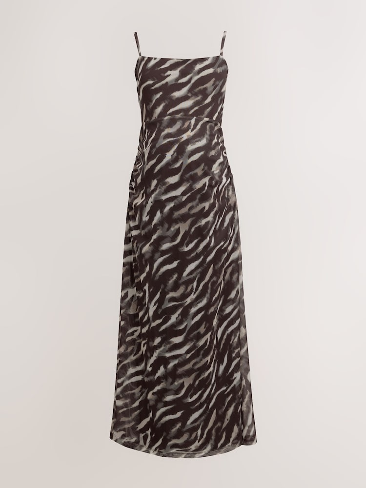 Animal Maternity Mesh Cami Dress - Image 7 of 10