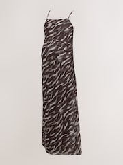 Animal Maternity Mesh Cami Dress - Image 8 of 10