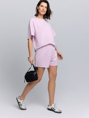 Pink Maternity Soft Touch Co-ord Shorts - Image 2 of 8