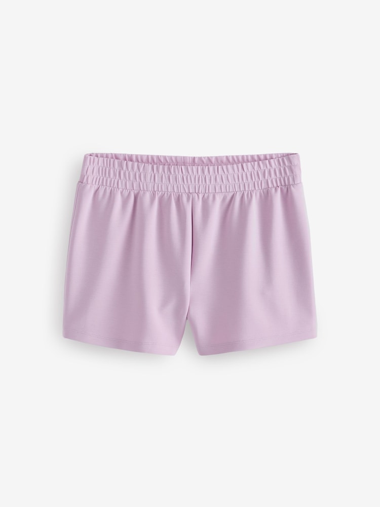 Roze - Zacht aanvoelende bijpassende zwangerschapsshorts - Image 6 of 8