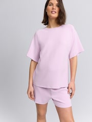 Pink Maternity Soft Touch Co-ord Short Sleeve T-Shirt - Image 3 of 9
