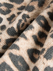 Animal Print Leopard Print 100% Cotton Barrel Jeans (3-16yrs) - Image 6 of 7