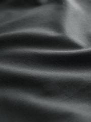 Black 100% Cotton Poplin Kurta with Embroidery - Image 9 of 9
