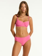 Sea Level Pink Spinnaker Mid Bikini Pants - Image 1 of 6