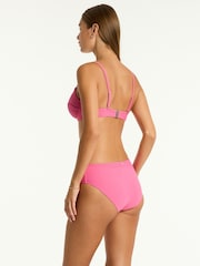 Sea Level Pink Spinnaker Mid Bikini Pants - Image 2 of 6