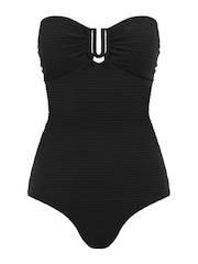 Sea Level Black Spinnaker U Bar Bandeau Swimsuit - Image 6 of 6