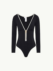 Sea Level Black Babylon Long Sleeve One Piece Swimsuit - Image 7 of 7