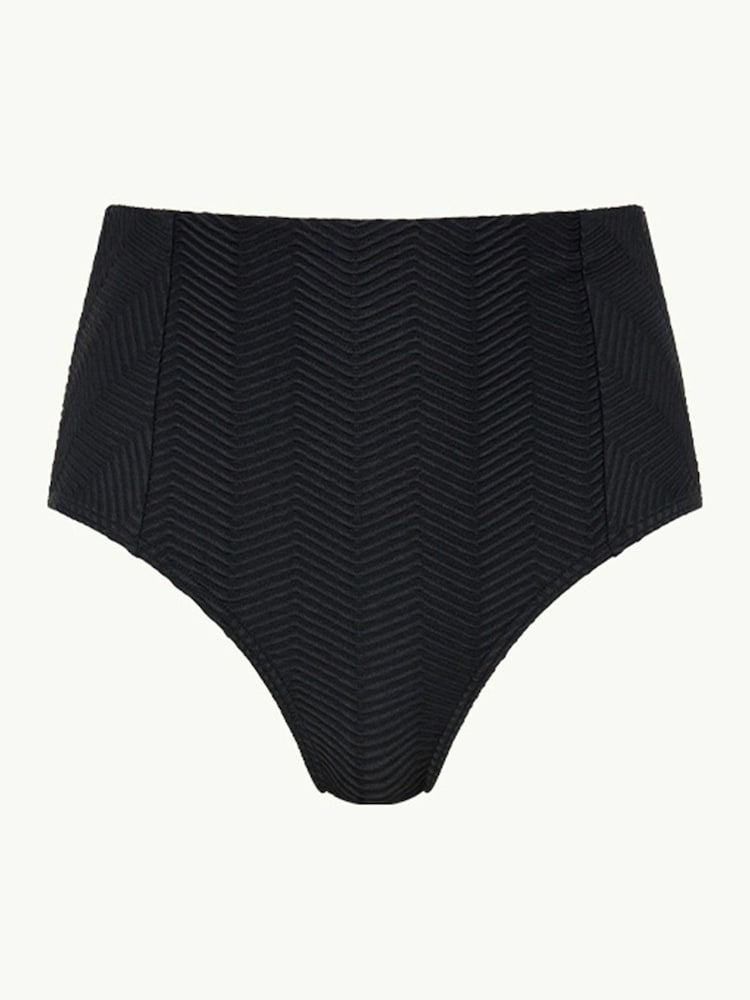 Sea Level Black Caracus Panelled High Waist Bikinis - Image 9 of 9