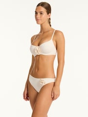 Sea Level Cream Cream Casa Del Mar Regular Cheeky Bikini Pant - Image 3 of 9