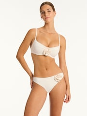 Sea Level Cream Cream Casa Del Mar Regular Cheeky Bikini Pant - Image 5 of 9